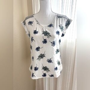 Floral Print Women's Top